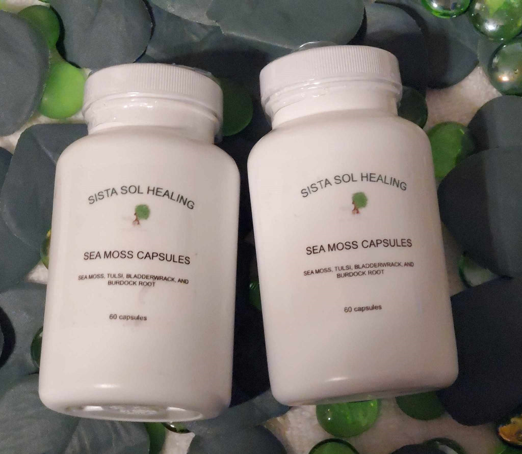 Sea Moss, Bladderwrack, Burdock Root & Tulsi Capsules
